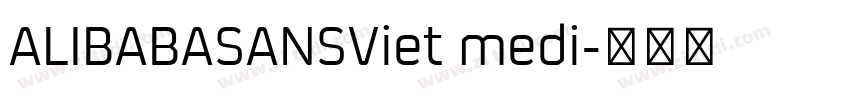 ALIBABASANSViet medi字体转换